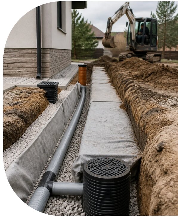 Ливневая канализация под ключ в Вологде от 154080 р. | АПаруса-Вгд